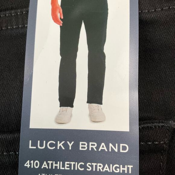 Lucky Brand Men's Jean's Athletic 410 Black Size 40 X 32 NWT - Picture 4 of 13
